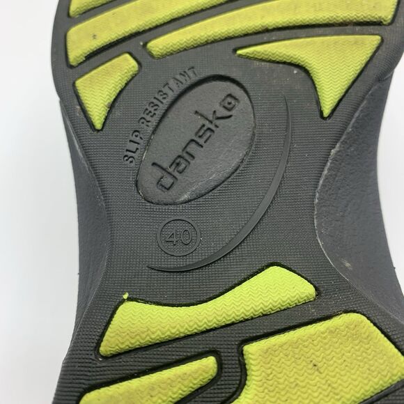 Dansko Women's Sneaker Black Neon Size EU 40 US 9.5-10 - Picture 7 of 7